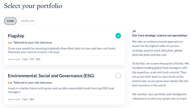 Endowus Investing Step 3